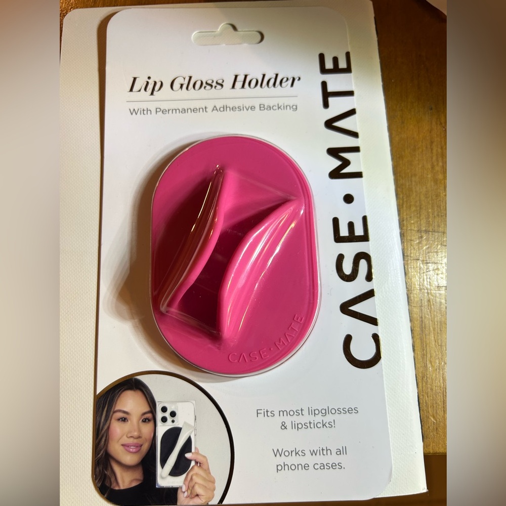 Case-Mate Pink Lip Gloss Holder